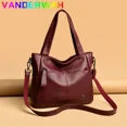 thumbnail image 5 of Bolsos de mano de cuero suave de marca genuina con asa superior, bolsos de mano para mujer, bolsos cruzados de hombro para mujer, bolso de mensajero de gran capacidad, bolso grande, 5 of 5