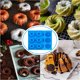 thumbnail image 4 of 3 Pcs Mini Ring Cake Tin, Silicone Baking Cake Mould, Fluted Round Cake Pan, Silicone Cake Moulds for Baking, Fluted Tube Cake Pan for Baking Tray, 4 of 5