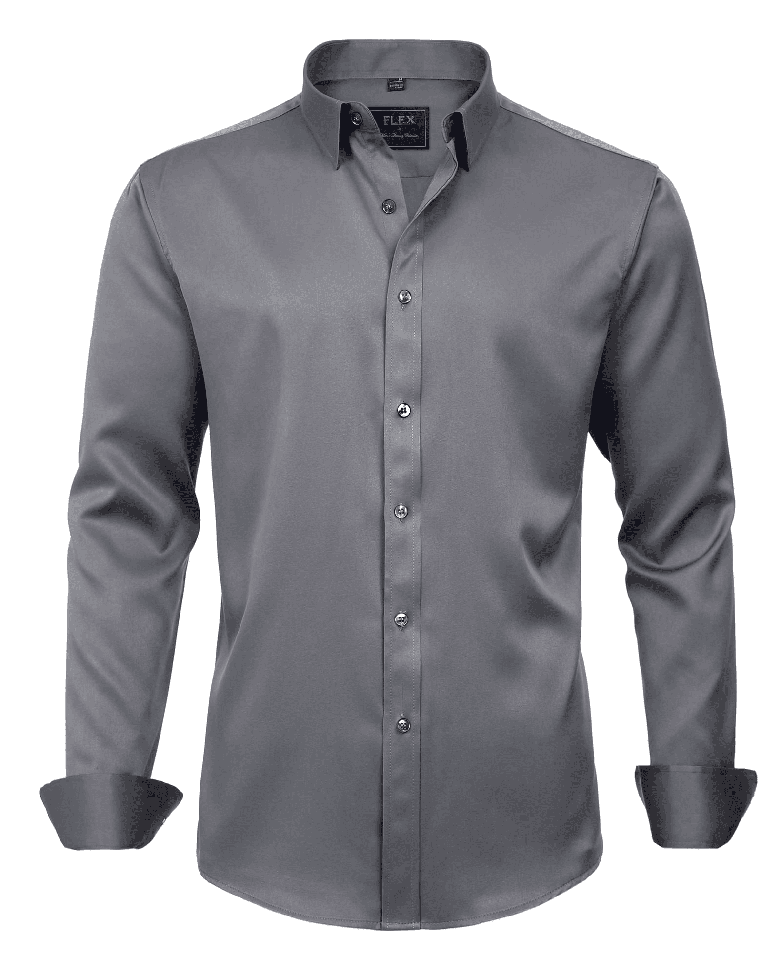 Alimens & Gentle Long Sleeve Stretch Dress Shirt Button Down Shirts for