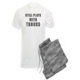 thumbnail image 1 of CafePress - Still Plays With Trucks - Men's Light Pajamas, 1 of 1