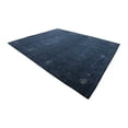 thumbnail image 3 of Rugsotic Carpets Hand Knotted Wool Area Rug 8'x10' Blue Contemporary Rectangle Indoor Rug for Living Room, Bedroom Antimicrobial L00516, 3 of 8