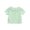 Green, variant on fatyb Toddler Baby Girls Summer Tops Short Sleeve Collar T-Shirts Casual Plain Cotton Tee Tops for Kids