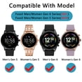 thumbnail image 2 of Protector de pantalla Suoman, paquete de 3 unidades, para Carlyle HR de Fossil Gen 5/6, 2 of 8