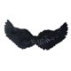 thumbnail image 5 of Disfraz de ala de ángel, accesorios de Halloween para fiesta, festival, cumpleaños. negro M, 5 of 9