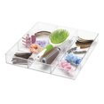 thumbnail image 3 of MAINSTAYS Plastic 6-Section Clear Drawer Organizer, Multiple Compartments,Perfect Storage for School and Office Products, Crafting or Kitchen Gadgets, 3 of 7