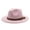 Pink, variant on EnJoCho Women Sport Hat Windfall Men Vintage Wide Brim Fedora Hat With Belt Buckle Outdoor Holidays Caps