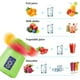 thumbnail image 5 of Licuadoras portátiles recargables por USB, 6 cuchillas, taza de jugo eléctrica verde con agitador, 5 of 7