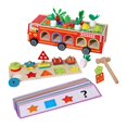 thumbnail image 4 of Juguetes Montessori, juguetes de madera para clasificar colores y formas, clasificación educativa temprana, combinación de formas, reconocimiento de c, 4 of 9