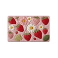 thumbnail image 5 of JML Non-Slip Microfiber & Rubber Doormat - Soft Entryway Rug for Home/Office (16"x24") - Easy Clean Door Mat for Indoor/Outdoor Use, Strawberry, 5 of 5