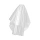 thumbnail image 3 of Tocado de velo de tul nupcial, velo de boda de dos niveles con peine para despedida de soltera, suministros para fiesta de compromiso y , Blanco mayimx Velo de novia, 3 of 9