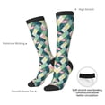 thumbnail image 6 of Fotbe Flamingo print Women's Men's Novelty Crew Socks Cotton Socks Knee High Socks for Walking,Running,Nurses,Pregnancy, 6 of 8