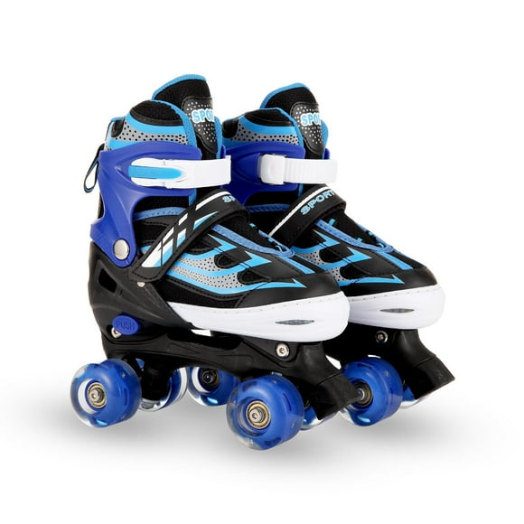 Light Roller Skates for Kids Perfect for Girls Ages 5-8 Ideal Rollerblades for Kids Ages 6-12 Adjustable Size Rollerskates for Toddlers Shoe Size 28-41