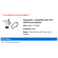 thumbnail image 2 of Thermostat - Compatible with 1997 - 2008 Porsche Boxster 1998 1999 2000 2001 2002 2003 2004 2005 2006 2007, 2 of 2