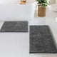 thumbnail image 2 of Juego de alfombras de baño Hearth & Harbor Chenille, color gris, 2 piezas, 2 of 8