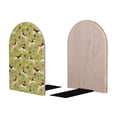 thumbnail image 2 of Lsque Running Beagle Printed Wood Bookends,Non-Skid Bookend for Shelves,Heavy Duty Support Bookends,Non-Slip Foam Pads for Office, Home, and Library,1 Pair, 2 of 8