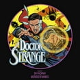 thumbnail image 2 of Junior's Marvel Doctor Strange in the Multiverse of Madness Strange Comic Racerback Tank Top Black Large, 2 of 5