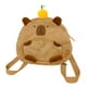 thumbnail image 4 of Mochila de peluche de carpincho, bolsa de juguete de carpincho con cremallera suave, elegante y linda mochila de día, bolsa de animal de peluche para, 4 of 8