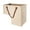 Beige color, variant on WINDLAND Convenient Stair Step Storage Organizer Basket for Laundry and Household Goods