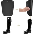 thumbnail image 3 of 10pcs Boot Shaper Support Rack 5 Style Reusable Tall Boot Shaper Stands Preveting Shoe from Deformation Great Support Boot Inserts Shape Holders for Women Men Knee High Tall Boots Black DIY, 3 of 7