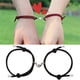 thumbnail image 3 of Pulseras de pareja Colgantes con dijes magnéticos Pulsera de cuerda trenzada con deseos de campanas magnéticas (rojo), 3 of 5