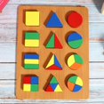 thumbnail image 4 of Dioche Durable Geometry Shape Cognition Toys Shape Cognition Board, For Children Playing, 4 of 8