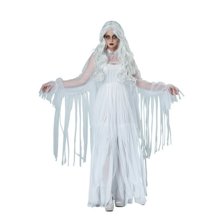 california costumes women's ghostly spirit, white, large