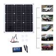 thumbnail image 1 of Solar Cells Solar Panel Kit, 30W Solar Panel 100A Controller Adjustable Stable Waterproof  For Car For Battery For Boat For Outdoor, 1 of 1