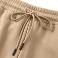 thumbnail image 6 of Mafeati Men's 2 Piece Tracksuits Casual Sweatsuits Long Sleeve Hoodies with Pocket Fleece Lined Lounge Sets, Khaki, M, 6 of 7