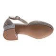thumbnail image 5 of Badgley Mischka Dress Shoes for Girls, Fashionable Elegant Style (Little Kids Big Kids), Silver, Size: 1, 5 of 5