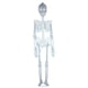 thumbnail image 1 of Esqueleto de Halloween Esqueleto luminoso que brilla en la oscuridad para accesorios de decoración de fiesta de Halloween, 1 of 5