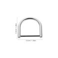 thumbnail image 2 of RENACLIPY Zinc Alloy D Ring Screw in Shackle 6Pcs Silver for Secure Connection and Daily Use, 2 of 8