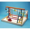 Penn-Plax Bird Life Wood Playpen – Perfect for Parakeets, Lovebirds, Cockatiels, Conures - Medium