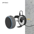 thumbnail image 3 of pitrice ABS Smart Bracket Saving Solution Google Stand Wall Mount Organized For Google Mini Mount For Google Home For E Black, 3 of 6