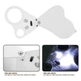 thumbnail image 1 of Pocket Magnifier, Portable Magnifier, 30X 60X Double Lens Easy To Install With A Slotted End for Stamp Home, 1 of 7
