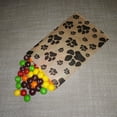 thumbnail image 6 of 20 Bags of our Kraft 4" x 6" Decorative Flat Paper Gift Bags - Paw-Print Pattern on Brown Bags - for Sales/Treats/Parties Cookies/Gifts., 6 of 9