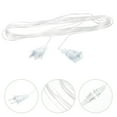 thumbnail image 2 of LEEYNEER 2 Pcs Clear Extension Cords Invisible Extension Cord Christmas Light Extension For Indoor Outdoor With US Plug, 2 of 11