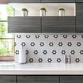 thumbnail image 7 of somertile fxlghwd hex porcelain floor and wall tile, 10.25" x 12", antique white with black dot, 7 of 7
