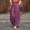 Purple, variant on Endives Women's Cotton Linen Pants Loose Wide Leg Pant Baggy Fashion Pants Trousers Bloomers Dark Gray