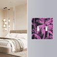 thumbnail image 5 of Dailycode Light Switch Plate Covers 2 Gang Wall Plate Plastics Outlet Covers for Kitchen Home Office Decor Pink Palm Trees, 5 of 8