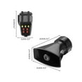 thumbnail image 4 of 12V 7 Sounds 120DB Wireless Electronic Siren Loud Car Warning Alarm Fire Siren Horn Car Accessories, 4 of 5