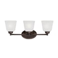 thumbnail image 2 of Millennium Lighting - Franklin - 3 Light Bath Vanity-7.75 Inches Tall and 23, 2 of 3