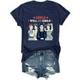 thumbnail image 4 of Chemises pour Femmes T-Shirts Femmes T-Shirt pour Femmes Décontracté Été T-Shirts Femmes Simples Manches Courtes Chemises pour Femmes Chemise de Compression Manches Longues Pack Manches T-Shirt Femmes Chemises de Compression, 4 of 4