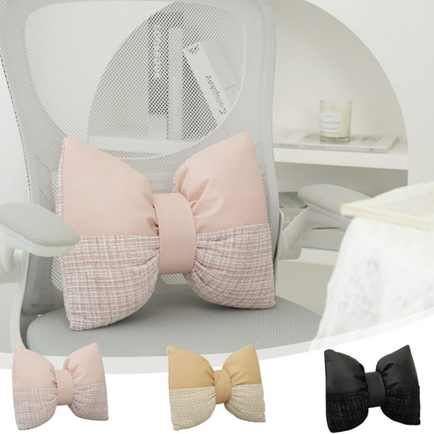Almohada De Mariposa De Poliéster Cojín decorativo con lazo para sofá o silla, 14,56 x 12,2 pulgadas, poliéster Yulucky