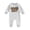 Gray, variant on Bagilaanoe Newborn Baby Girl Boys Jumpsuit Letters Print Long Sleeve Bodysuit 3M 6M 12M 18M Infant Fall One Piece Romper