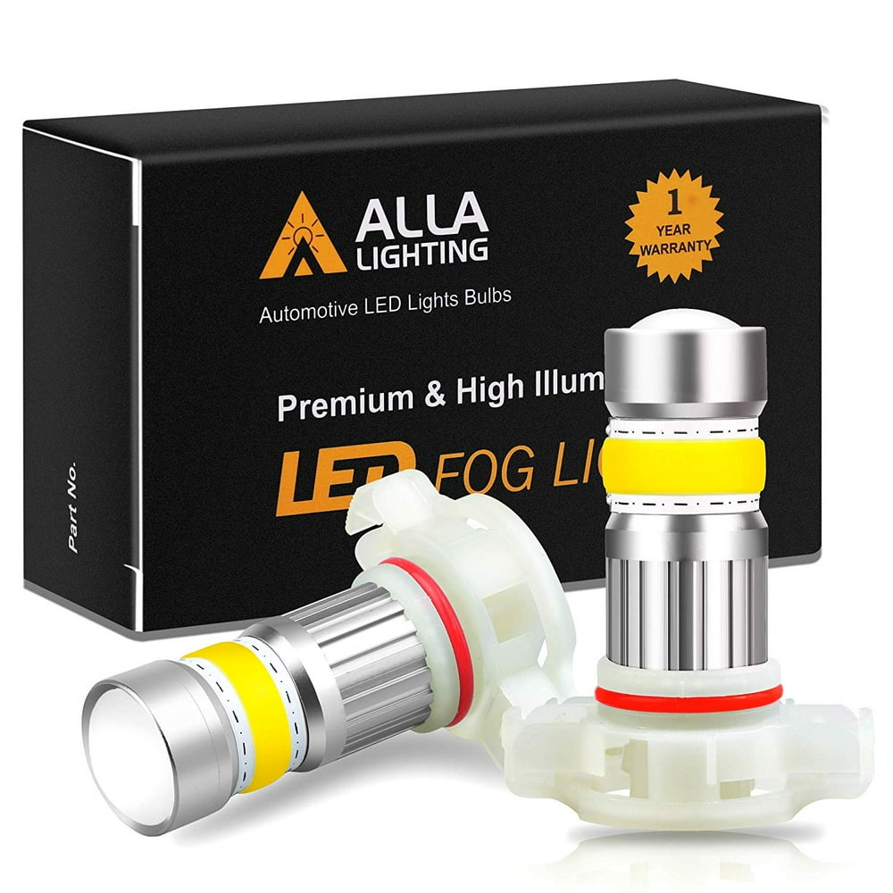 Alla Lighting 2800lm PSX24W 12276 2504 LED Fog Lights Bulb Xtreme Super