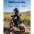 thumbnail image 6 of Wisairt 36V Kids Electric Dirt Bike for Kids Aged 6-10, Blue, 6 of 6