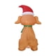 thumbnail image 3 of Perrito Inflable Ganfancp Sombrero de Navidad Led 1X Cachorro Hinchable, 3 of 5