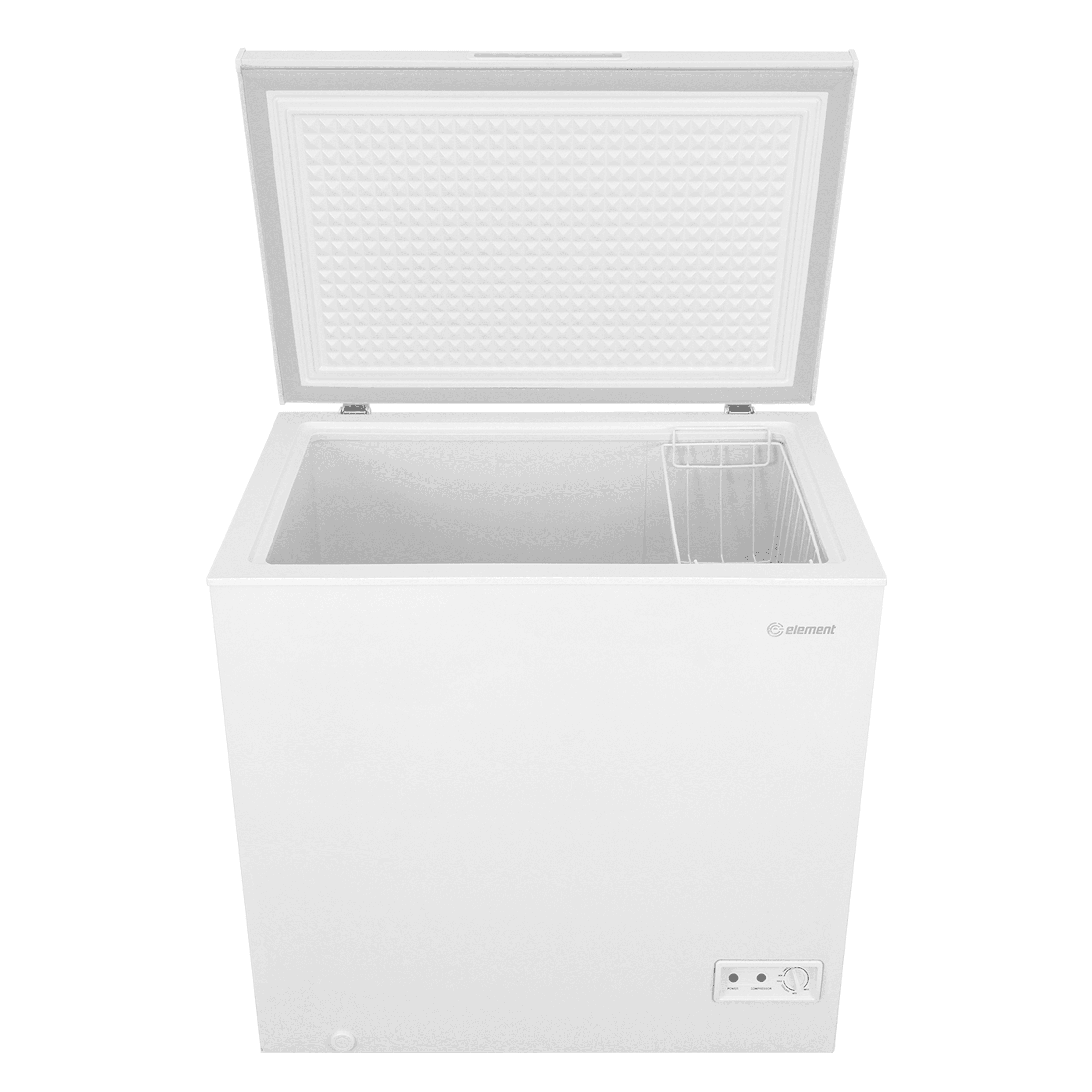 Element 7.0 cu. ft. Chest Freezer, Garage Ready, Energy-Efficient Cooling, Sliding Basket, White