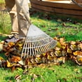 thumbnail image 6 of Msgweeeg Heavy Duty Garden Rake 21 Tooth Horticultural Plastic Rake Thickened Tine Durable for Lawn Leaf Sweeping Landscaping Yard Waste Cleaning Outdoor Use Agriculture, 6 of 9