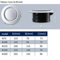 ZPAQI Air Vent Grill Cover Wall Ceiling Diffuser Exhaust Supply Val ve